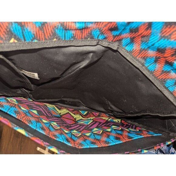 Vintage YAK PAK Messenger Bag Travel Book Shoulder Multi Color - Picture 5 of 13